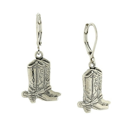 Made On Terra Cowgirl Hat and Boots Country Dangling Bracelet Pendant Charm